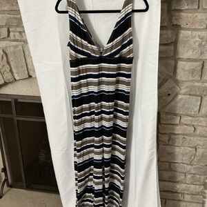 Tommy Bahama Multicolor Striped Maxi Dress